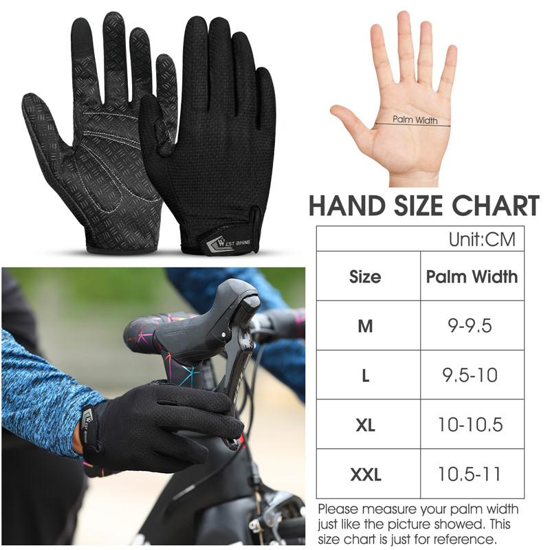 Full Finger Glove Summer Men's Breathable Outdoor Sports Cycling Travel Sports Non-Slip Women Fitness Hand Cover