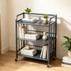 Multi-functional Cross-Border Textured Storage Rack for Home, Kitchen, Living Room, and Bathroom