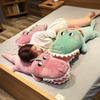 Entzückendes übergroßes Krokodil Plüschkissen Weiches Stofftier Spielzeug Kuschelfreund