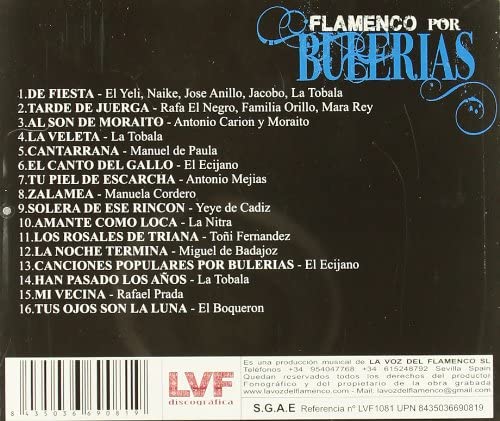

CD VARIOUS - Flamenco Por Bulerias EU World Music Used