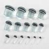2Pcs/lot Glass Ear Plug And Tunnel 1.6-16mm Ear Dilators Taper Stercher Gauges Single Flare Flesh Expander Body Piercing Jewelry