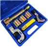 Set di strumenti per bordatura per tubi corrugati in acciaio inossidabile per pressatura dei bordi (3/8", 1/2", 3/4", 1")