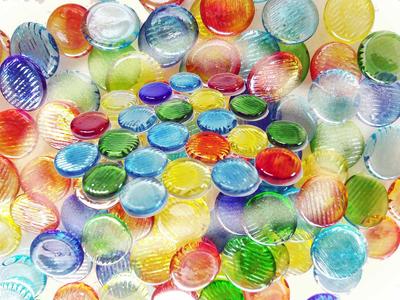 Camel Toys Made In Glass 1 Bag by Takada Toy Counter, Japan, Marbles, "Aurora Color, Crackle, Approx. 1.7-1.9cm, (100 Pieces)" Store.