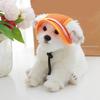 Pet Headwear Super Soft Wide Brim Polyester Dog Cat Outdoor Mesh Sun Hat Pet Sunscreen Cap Pet Supplies
