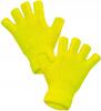 Fingerless Gloves Short Yellow Neon Disco 80s Carnival Ball