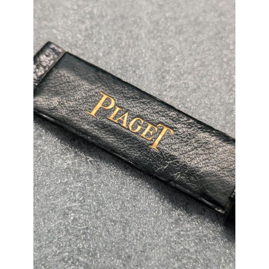 Used PIAGET Watch Leather Strap Crocodile Black B394