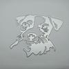 Dog Cutting Dies Metal Embossing Die Cuts Decorative Stencil for Birthday Card Making DIY Scrapbooking Photo Album Craft