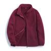 Women's Double-Sided Fleece Sherpa Hooded Windproof Velvet Jacket for Autumn and Winter