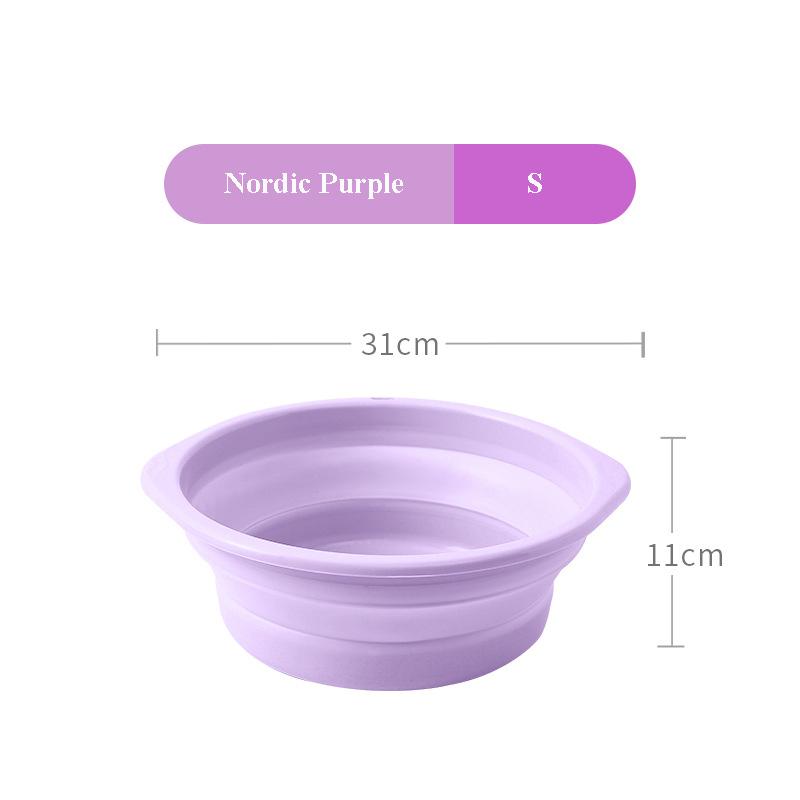 Bazin portabil pliabil Găleată pliabilă Bazine pliabile Spălat mașini Pescuit Găleată de călătorie în aer liber Bazin cu fructe pentru legume