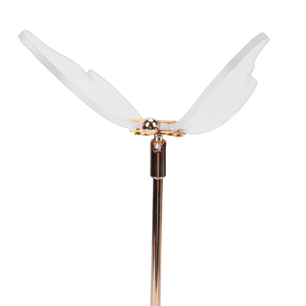 USB Powered Table Lamp Iron Base and Acrylic Desk Lamp Luxury Bedside Lamp  Bedroom Nightstand