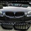 L10A Front Kidney Grille Gloss Black Double Lines Hood Grilling For BMW 3 Series E92 E93 Coupe 2006-2010 Part Number 51137157277