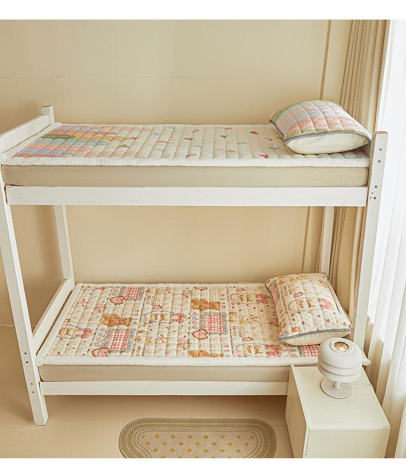 Colchoncillo Plegable de Tatami de Terciopelo de Leche de Lujo para Residencias Estudiantiles y Hogares