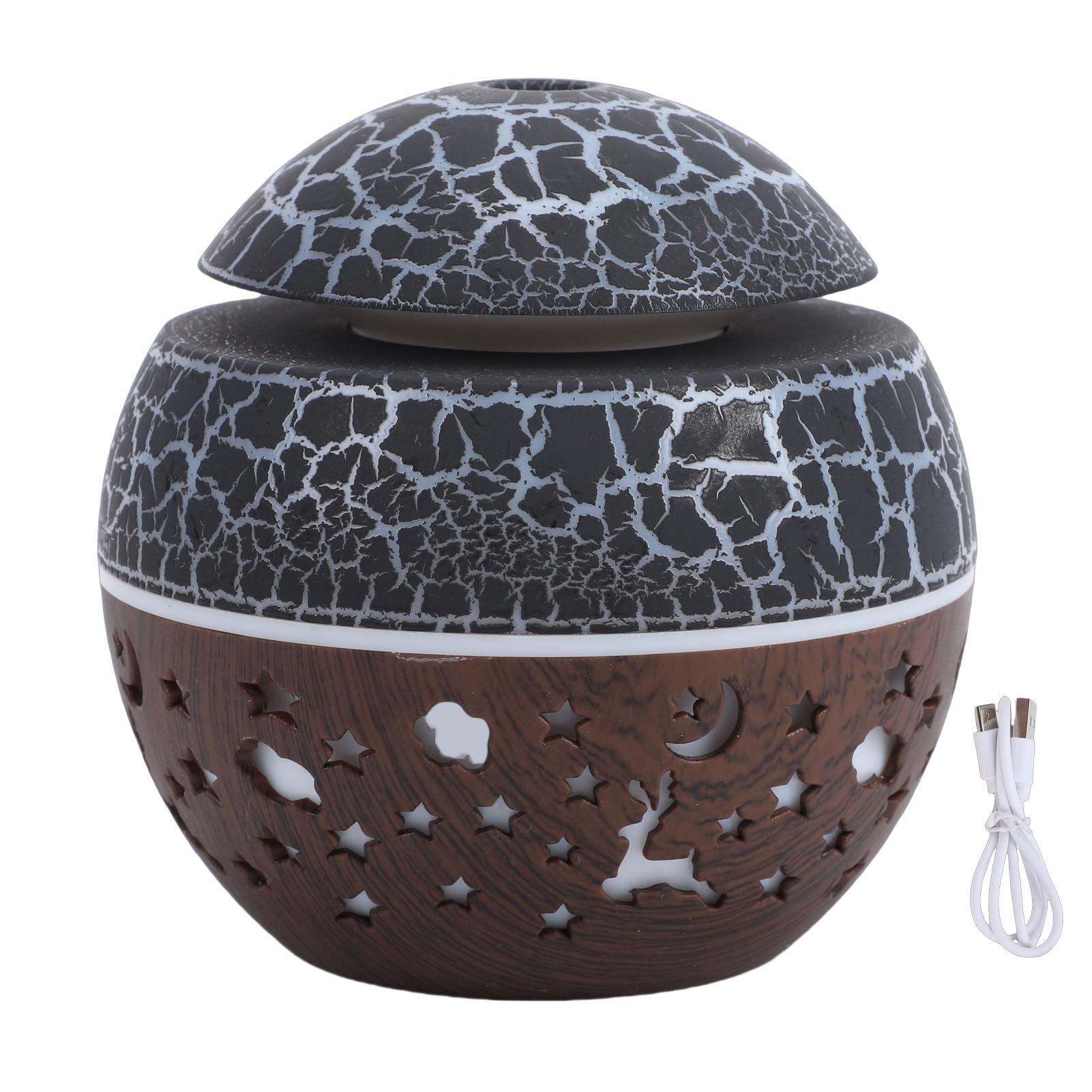 Portable Mini Humidifier 100ml Aromatherapy Humidifier with Colorful Lights for Car Office Bedroom Mini Humidifier with Light