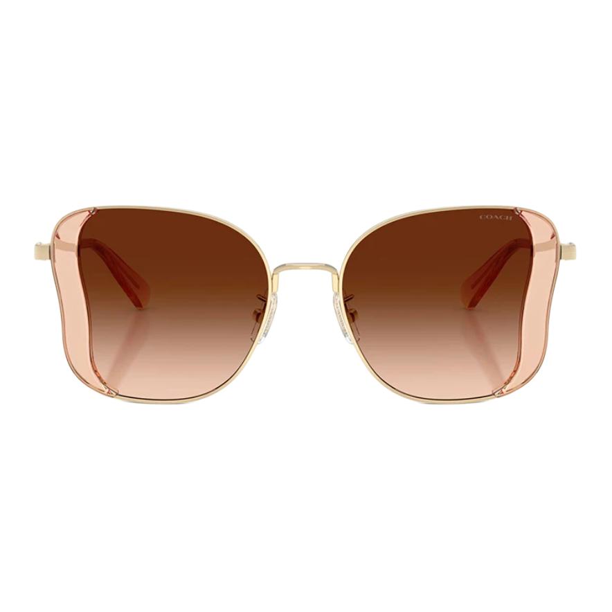 Coach Trendy Elegant Design Metal Butterfly Sunglasses Women sunglasses Light-Gold 0HC7188_900574_50
