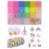 24-Color Loose Spacer Beads for DIY Unicorn Crafts and Letter Beads