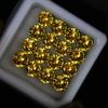 16 PCS Natural Yellow Sapphire Loose Gemstone   Lot 5 MM Round Cut