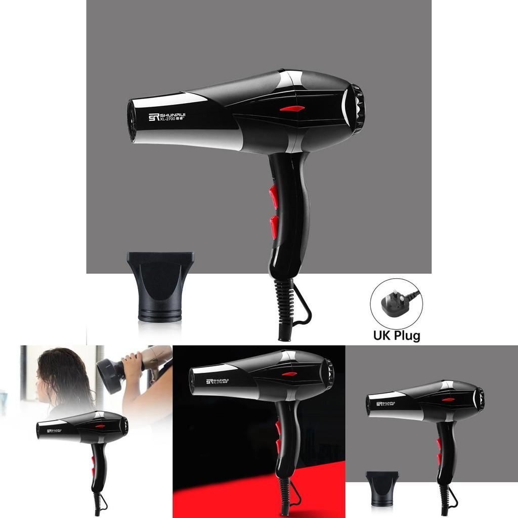 Professional Hair Dryer With Concentrator Nozzle For Home And Salon Use