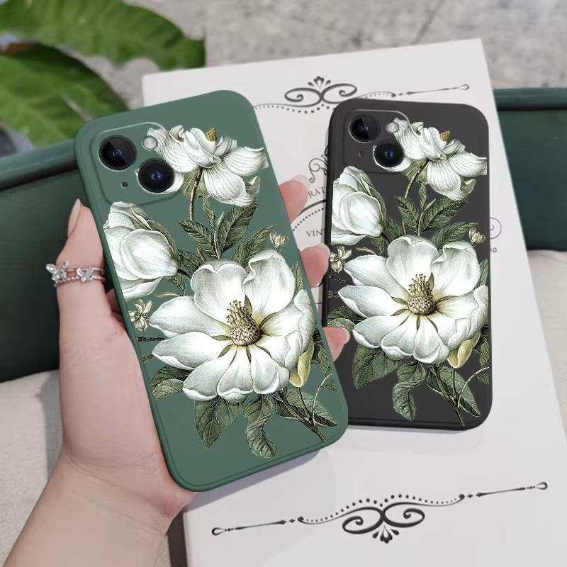 Wild Flower Phone Case For iPhone 16 15 14 13 12 11 Pro Max XS X XR 7 8 SE Funda Cover