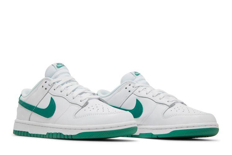 Women's Sneakers Nike Dunk Low White Green Noise (Women's) White/Green Noise-White