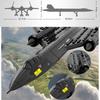 Sr-71 Blackbird Military Spy Plane Building Toy For Kids