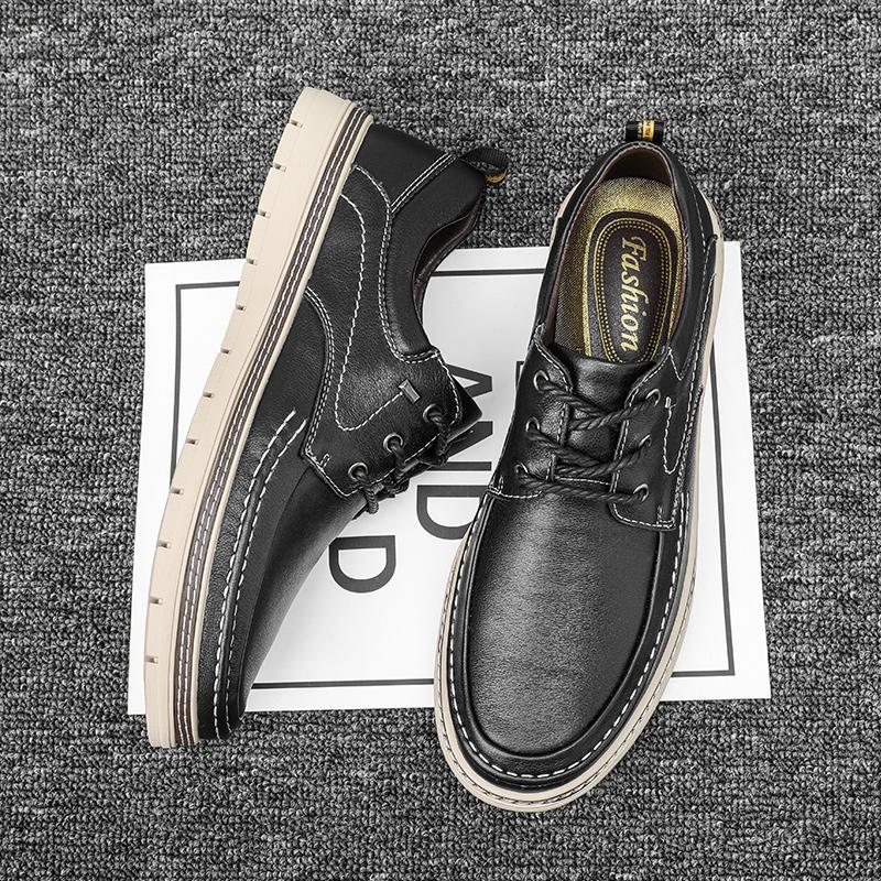 Genuine Leather Men Shoes Trend Comfortable Casual Shoes Moccasins Men Flats Shoes