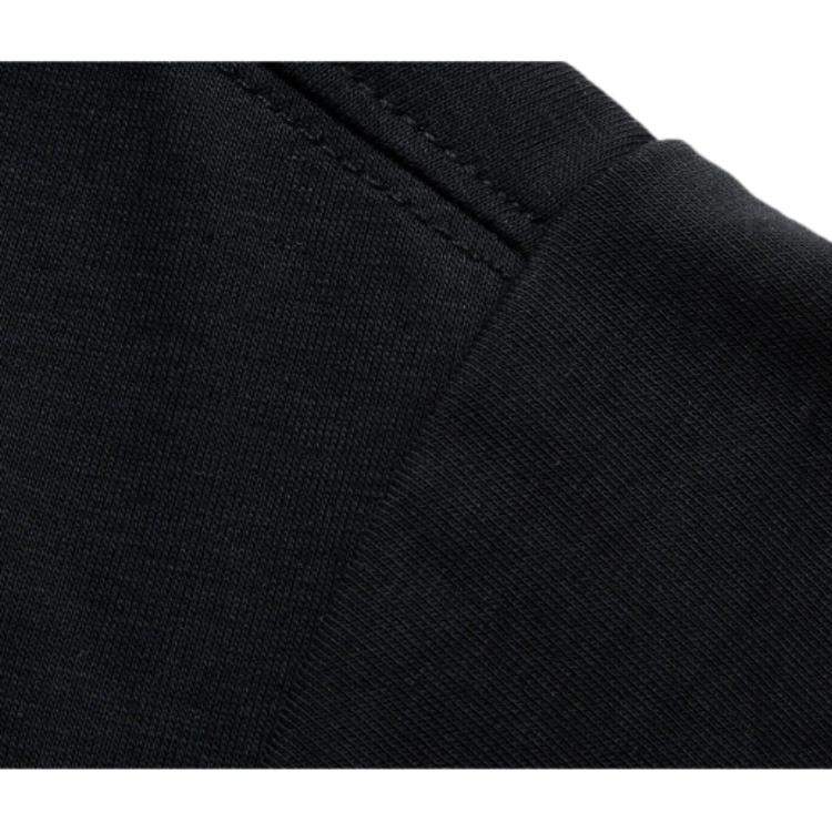 Li-Ning Wade Series Printed Letter Crew Neck Comfortable Breathable Short Sleeve T-Shirt Men Tops Black AHSUB23-4