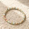 Popular fashion hand jewelry natural stone bracelet colorful retro bohemian bracelet women