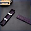 Portable Stainless Steel Cutlery Set: Chopsticks, Spoon, and Fork with Storage Box