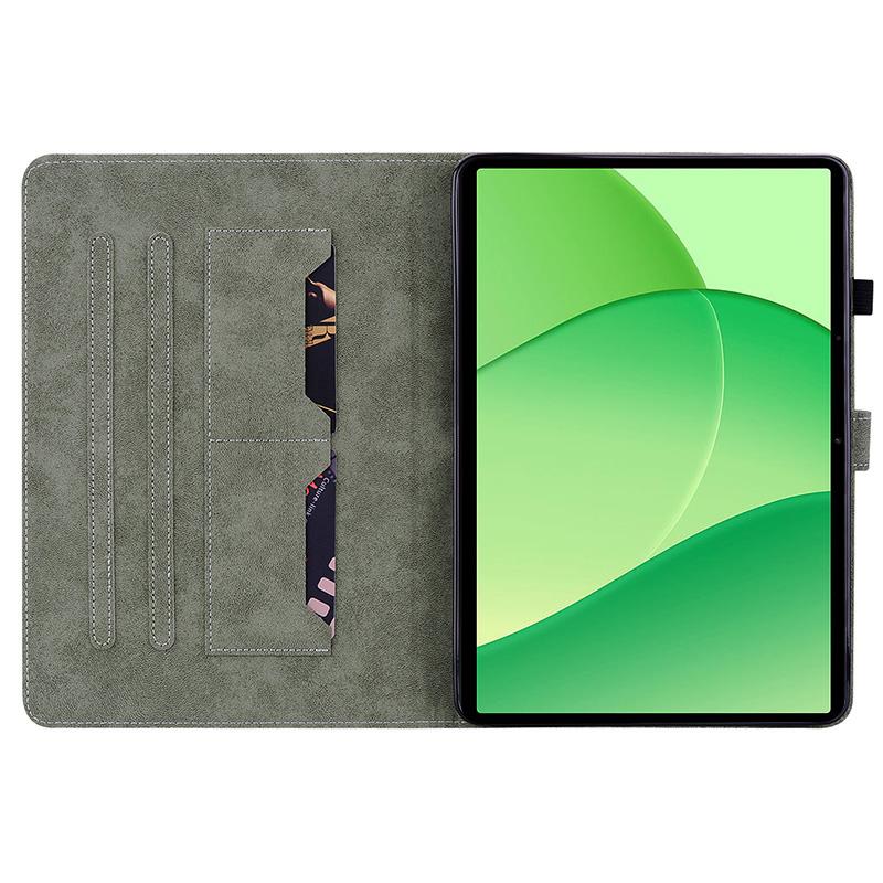 For OnePlus Pad Lite/Oppo Pad SE Case Tiger Imprint Anti-Scratch PU Leather Tablet Cover