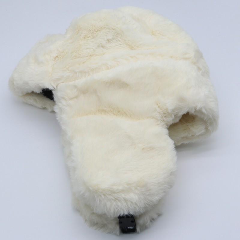 Fleece Lined Winter Beanie Hat With Ear Flaps Unisex Warm Outdoor Cap Hiking Fishing Cold Weather