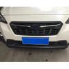 For SUBARU XV 2018     Styling Body Protect Detector ABS Chrome Trim Front Up Head Grid Grill Grille Panel 2pcs