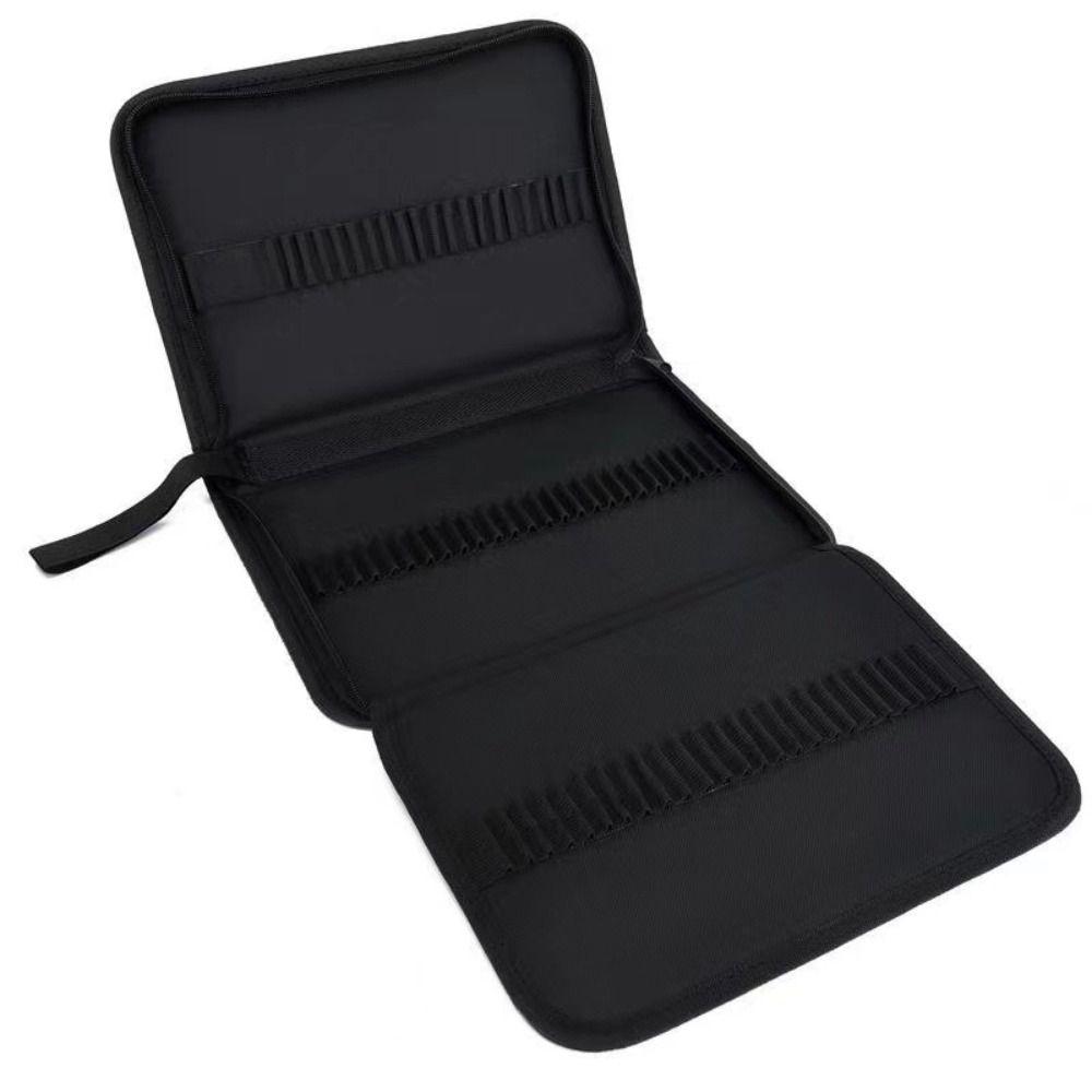 Professional Colored Pencils Storage Bag 36/48/72/120 Holes Painting Pencil Bag  Office Supplies