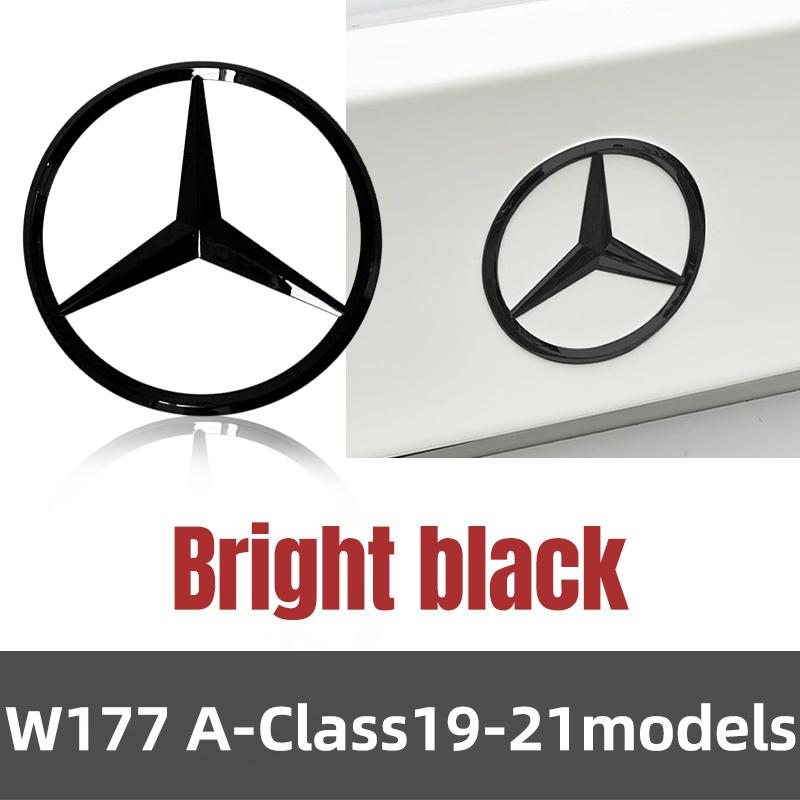ABS Heck Stern Embleme Kofferraum Stern Logo Aufkleber Plakette für Mercedes Benz W204 W205 W206 W212 W213 W177 W176 W117 W222 W223