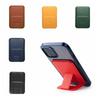 Phone Pocket Wallet Case PU Leathe Cell Phone Pouch Portable Phone Bracket  Phone Accessories
