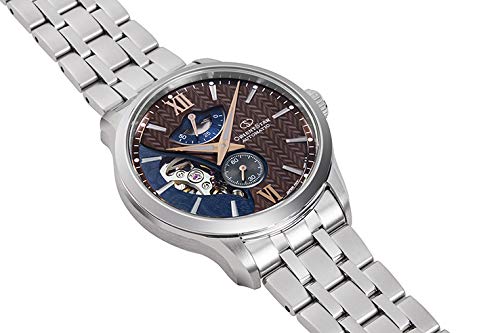 ORIENT ORIENT STAR Automatic Wristwatch RK-AV0B02Y Layered Skeleton Mechanical Open Heart Men's Brown Japan Made 2 Years