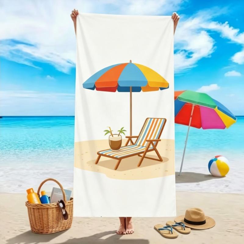 Küstenfahrt Ente Strandtuch, Mikrofaser Sandfrei Schnelltrocknend, Nautisch Tropischer Druck, Weich Saugfähig für Sommer & Urlaub