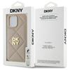 Dkny Dkhcp14Lpqdsle Iphone 14 Pro 6.1   Beżowy/Beige Quilted Stack Logo