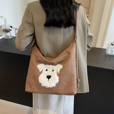 Winter Autumn and Winter Models Large-capacity Commuter Tote Bag Female 2025 New Popular Cute Puppy Three Backpacks