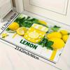 1 Stück Fruchtgetränk Muster Fußmatte Modern Küche Polyester Teppich Rutschfest Bunt Innen Teppich, Für Zuhause Badezimmer Schlafzimmer Wohnzimmer Dekor