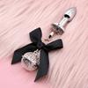 BDSM Bow Bells Stainless Steel Matal Butt Plug Sexy Rabbit Cosplay Suitable For Couples Flirting And Teasing For