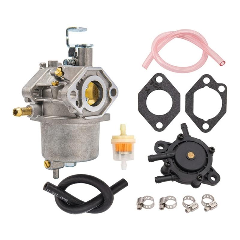 FE290 Carburetor Replacement Kit For Gas Golf Cart Club CarDS Precedent Models with Gaskets Fuels Filter Lines Clamps 1