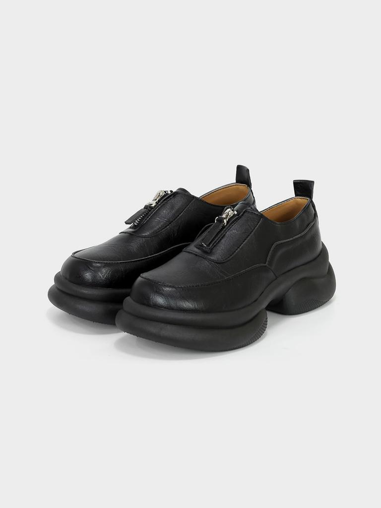 Florida Studio Everyday Craven Zipper Platform Ugly Loafers Ed2563