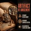 Bone-Chilling Horror Sound Aztec Death Whistle Loud Terrifying Sound Prank Toy  April Fool Decor