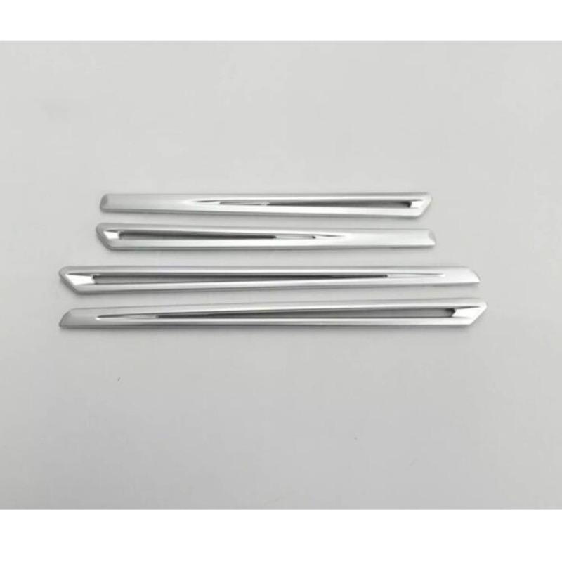 For Volkswagen VW Tiguan L MK2 2016 2017 2018   Car ABS Plastic Ide Door Audio Speak Sound Case Trim Hood Frame