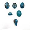 Natural Iranian Turquoise Mix Cabochon Loose Gemstone Lot 6 Pcs 21*12-17*13 MM 100 CT For Jewelry Making