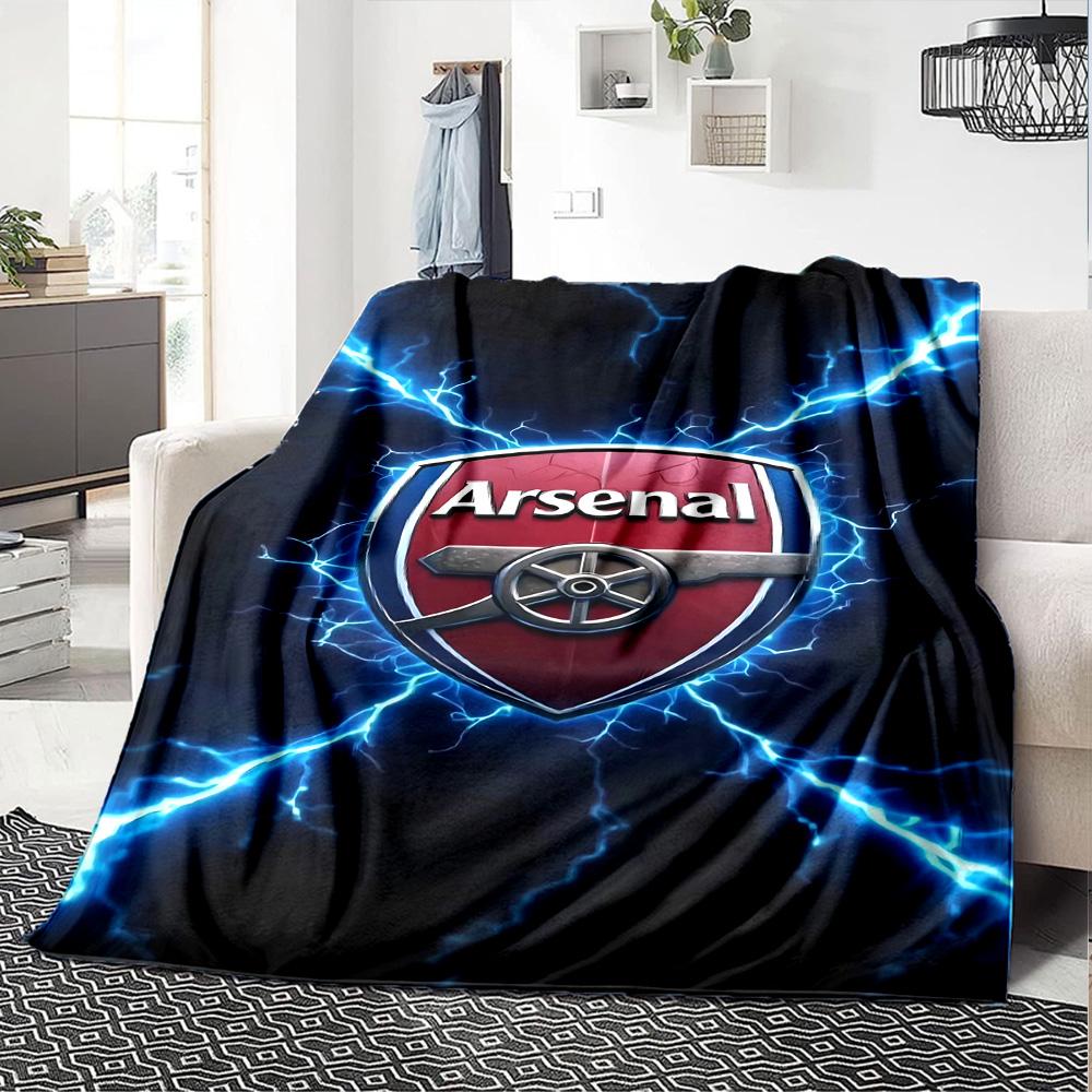 Arsenal Decke Weich Warm Gemütlich Geeignet für Sofa Bett Bettwäsche für Alle Jahreszeiten Wärmende Dekoration Ideales Geschenk für Freunde Familie Paare Picknick