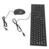 Tastatur und Maus USB-Kabelgebundenes Tastatur- und Maus-Combo-Set für Gaming und Bürogebrauch, 104-Tasten-Set, Rutschfest Wasserdicht,