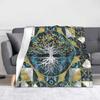 Mjolnir  the Hammer of Thor Blanket Flannel Autumn/Winter Viking Breathable Soft Throw Blankets for Bedding Travel Quilt