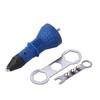 1 Set Multifunction Nail Gun Tool Electric Rivet Adapter Pull Drill Riveter Conversion Adapter Riveting Drill Rivet Adapter