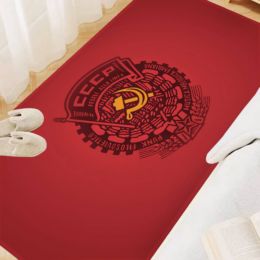 CCCP USSR Soviet  Entrance Door Mat Nordic Style Home Doormat Bathroom-Toilet Mats Bedroom Hotel Decor Mat